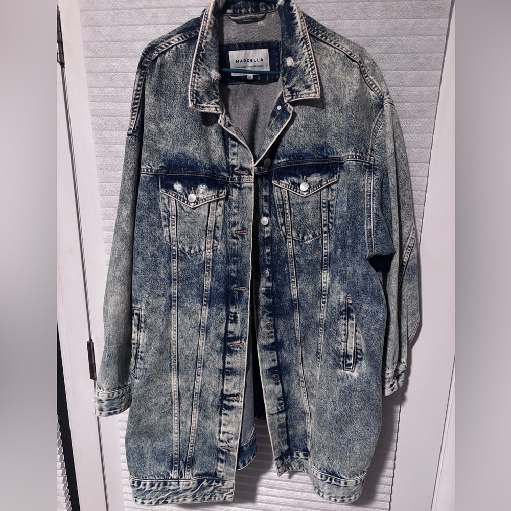 Marcella NYC Blue Rio Oversized Jean Jacket — sold out online!